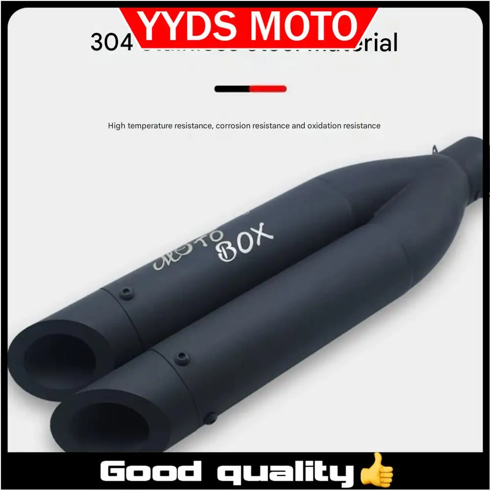 

For HONDA Rebel CM300 VH Dual Exhaust Pipe Right Side One Outlet Two Tail Section High Quality