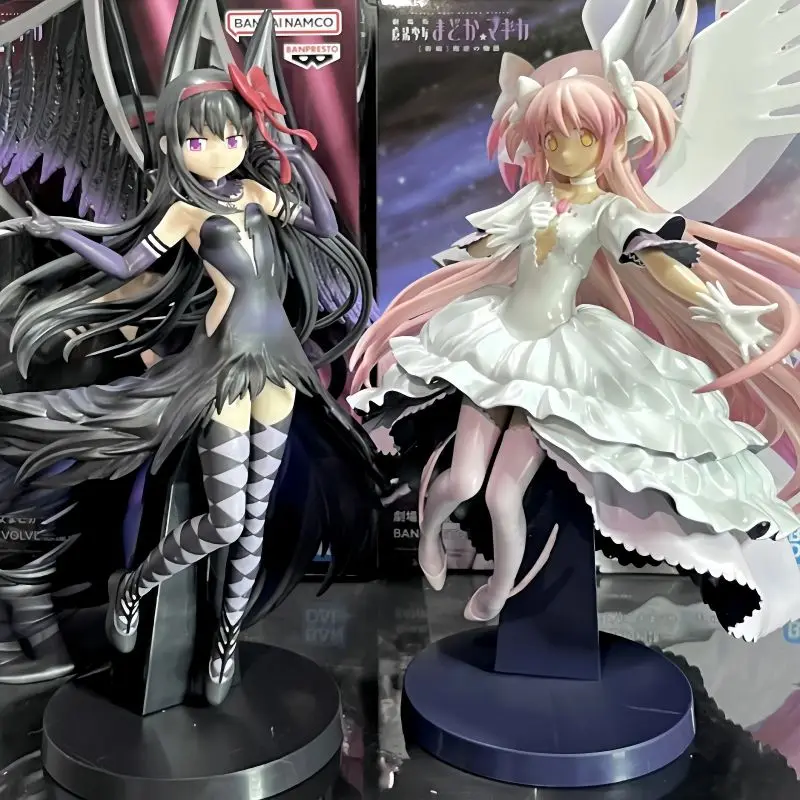 

New Original Puella Magi Madoka Magica The Rebellion Ultimate Madoka Devil Homura Pvc 20cm Anime Action Figures Model Toy