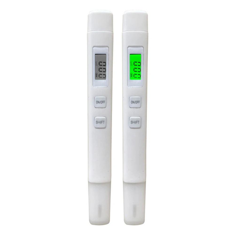 TDS 미터 테스터 휴대용 감지 수질 테스트 펜, 0-9999 PPM 측정 범위