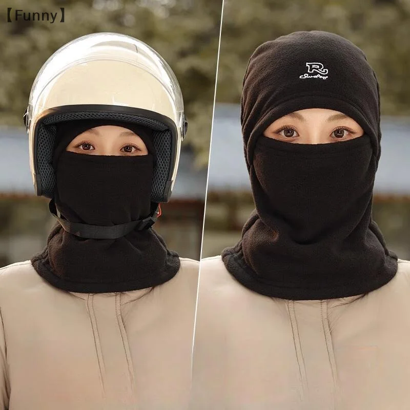 الشتاء الحراري الدراجات قناع الوجه بالاكلافا غطاء رأس يندبروف دراجة نارية خوذة بطانة الحرارية الدافئة الرياضة في الهواء الطلق أغطية الرأس