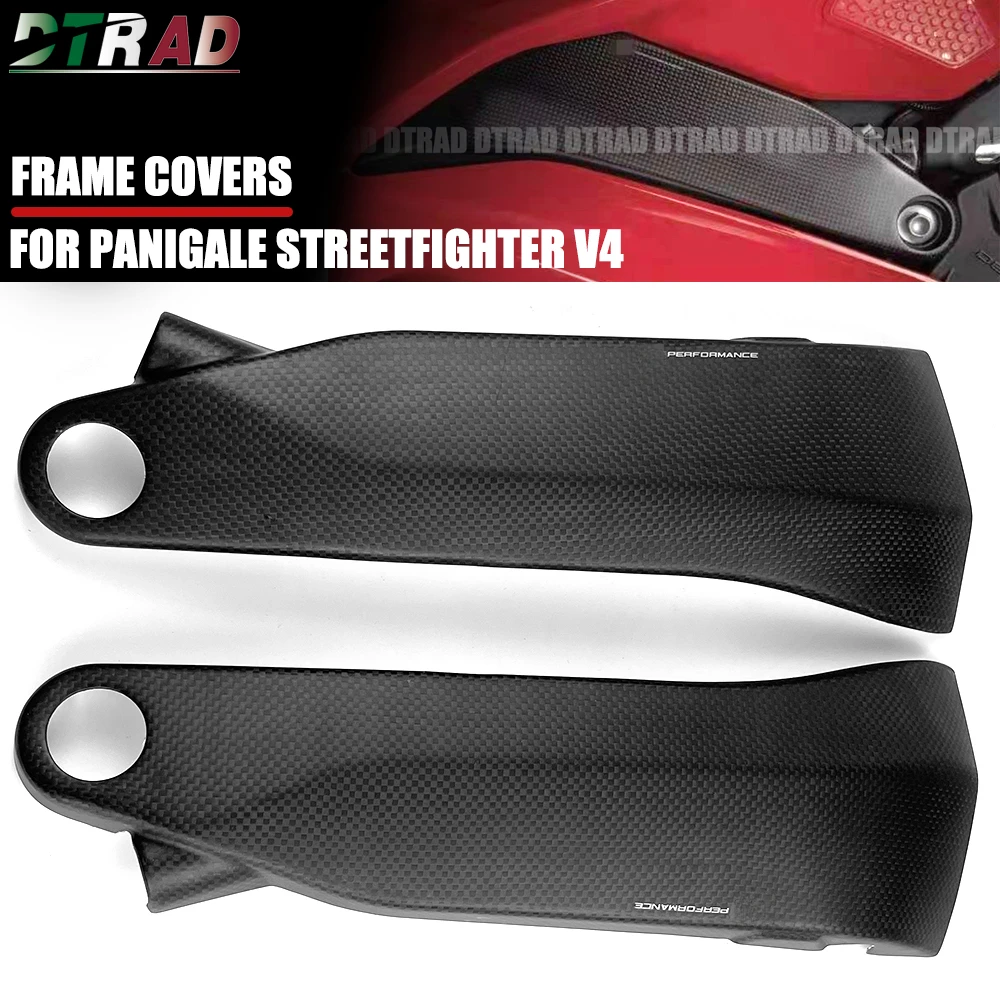 2018-2023 For DUCATI Panigale V4 V4S V4R Streetfighter V4 V4S Full Carbon Fiber Motorcycle Accessories Side Panels Frame Covers