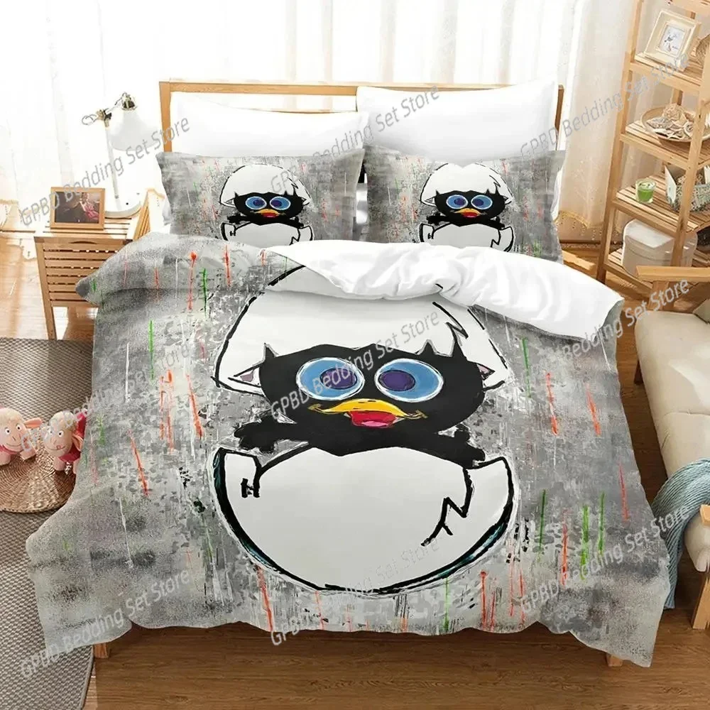 Anime Calimeros Bedding Set 3D Printed Suitable for Bedroom Duvet Cover Set With Pillowcases Kids Home Textile