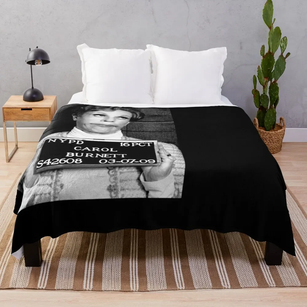 carol burnett Throw Blanket decorative Comforter Nap Personalized Gift Blankets