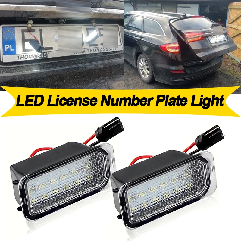 2Pcs License Plate …