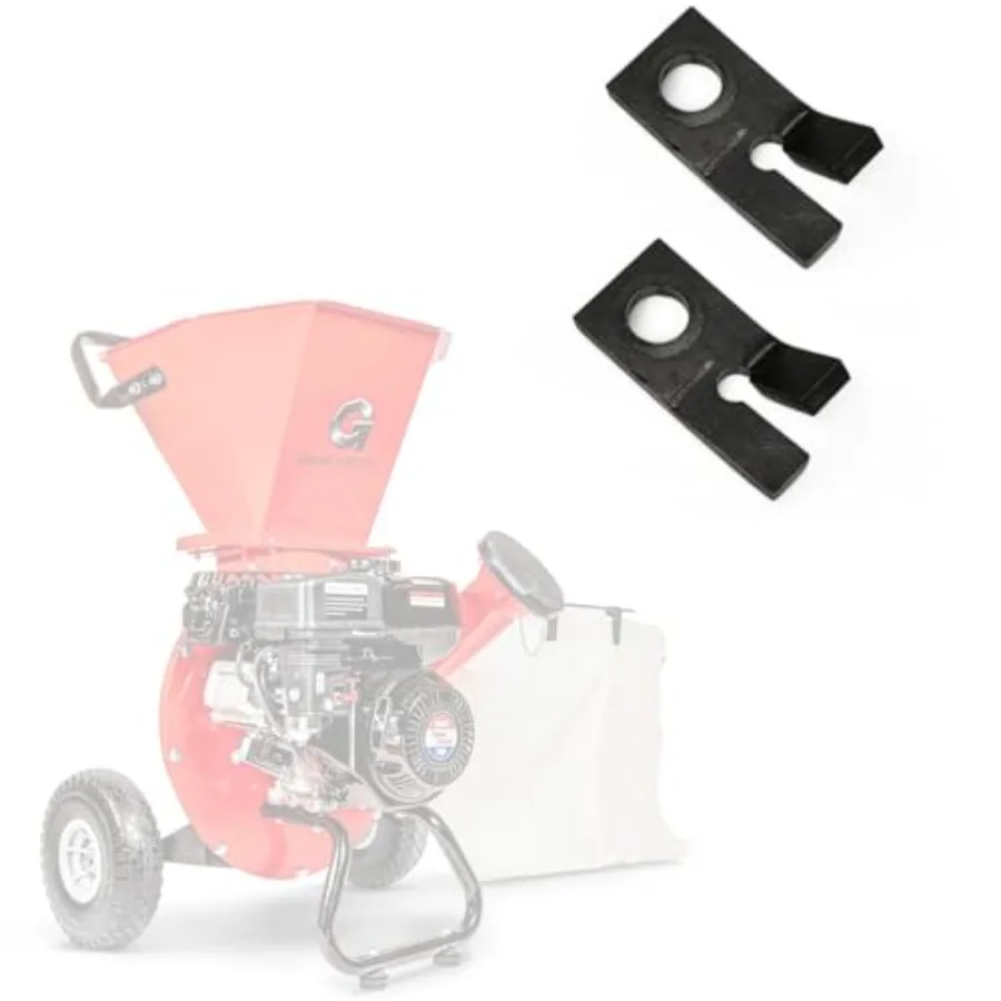 GreatCircleUSA Wood Chipper and Shredder Y-Hammers - Replacement Parts for GreatCircleUSA Model LCE01 Qty 2