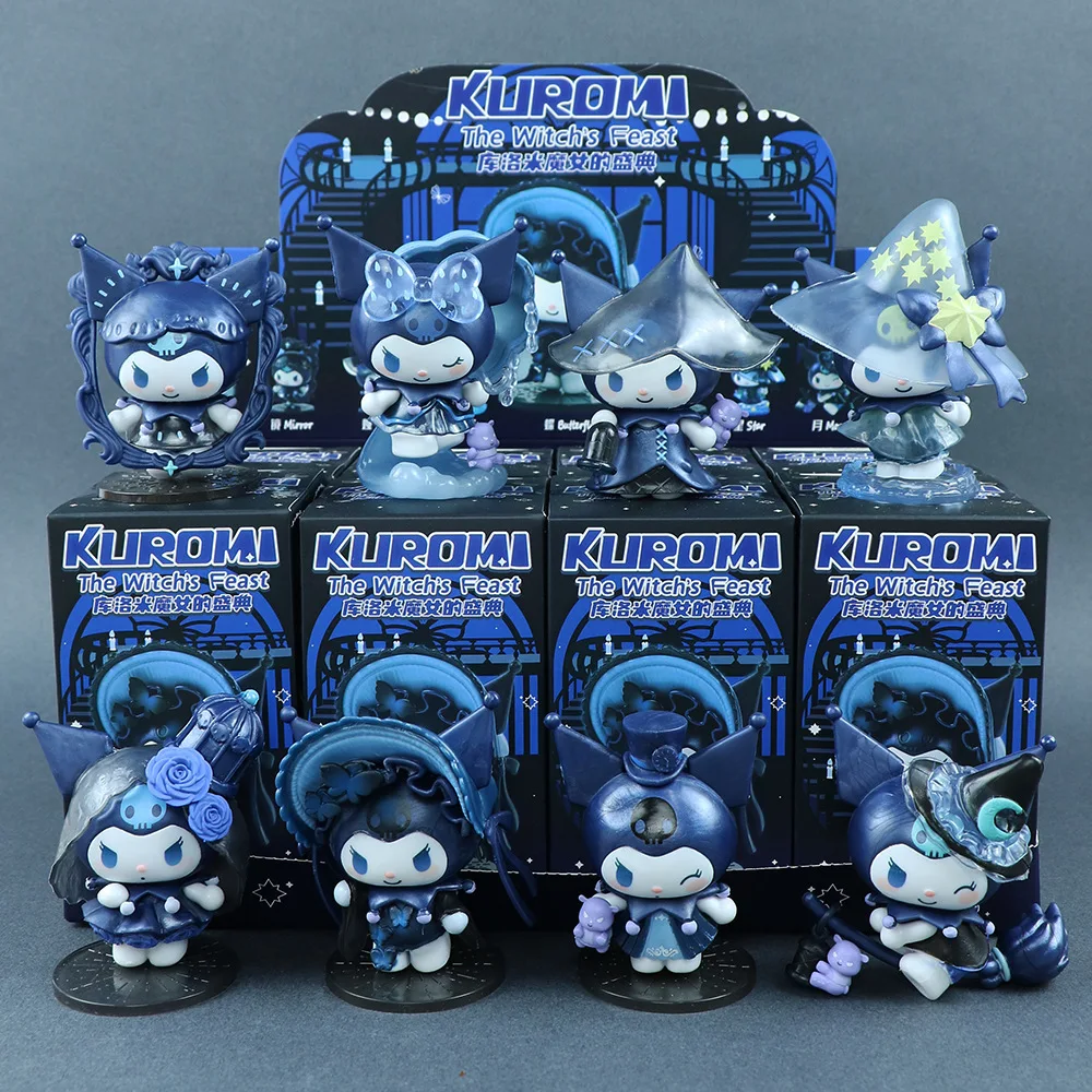 

Sanrio Kuromi фестиваль ведьмы слепая коробка игрушки модные коллекционные фигурки милые ручные модели настольные украшения автомобильные украшения подарок
