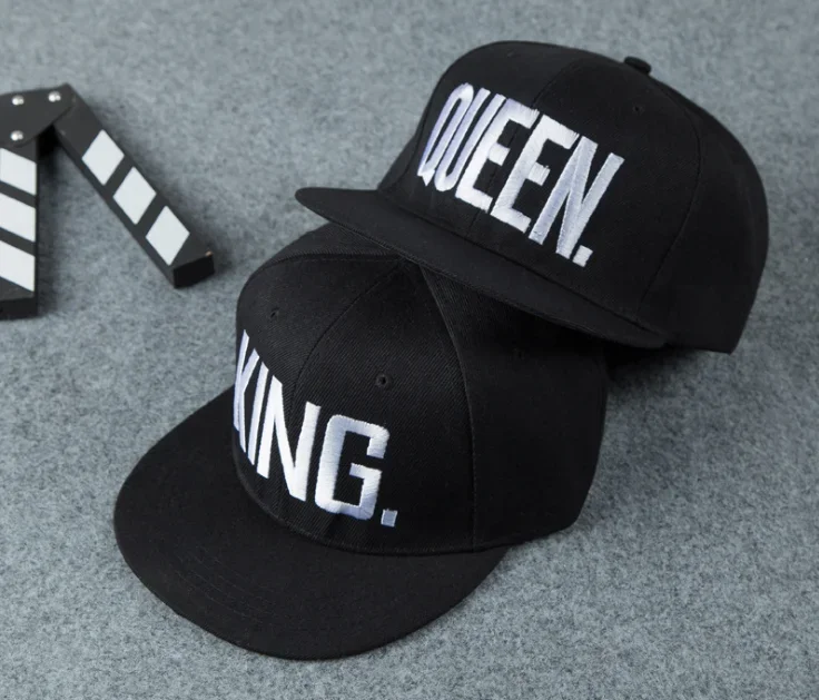 KING QUEEN Baseball Cap Snapback Men Women Visor Caps dad Bone White Black Couple Lover Hip Hop Sport Gorras Casquette Hats