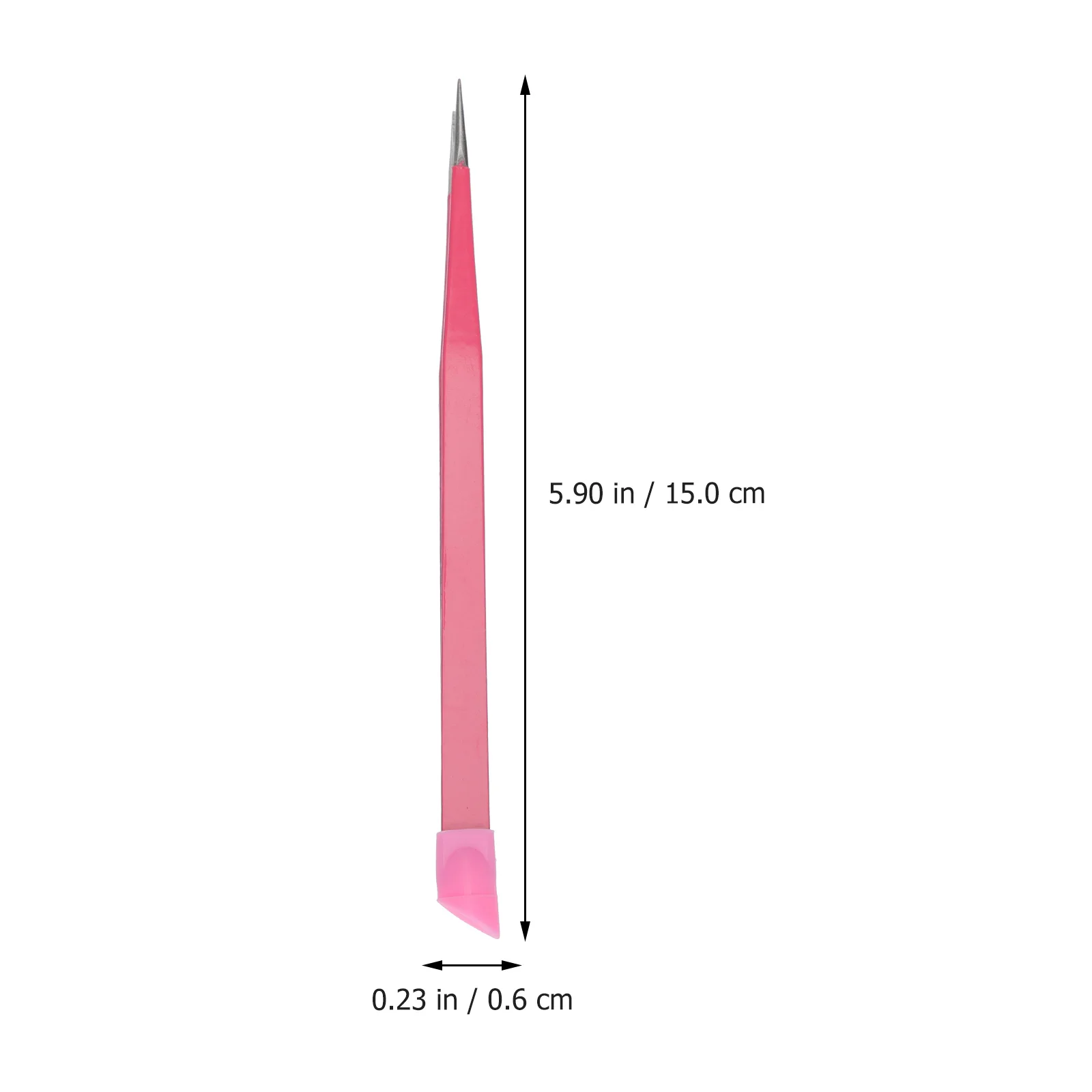 3 قطعة مانيكير برأسين الملقط متعددة الوظائف مسمار الفن ملصق مائي الضغط أداة الوردي الحرفية الملقط مانيكير أداة #6
