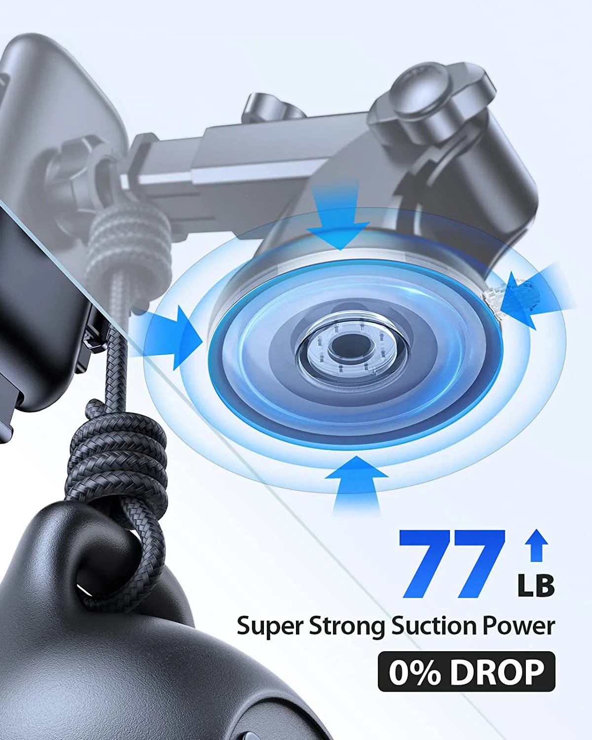 Auto-Handyhalterung Zubehör Saugnapf Auto-Handyständer 17mm Kugelkopf-Basis für Auto-Windschutzscheibe Armaturenbrett Handyhalterung – Detail 6