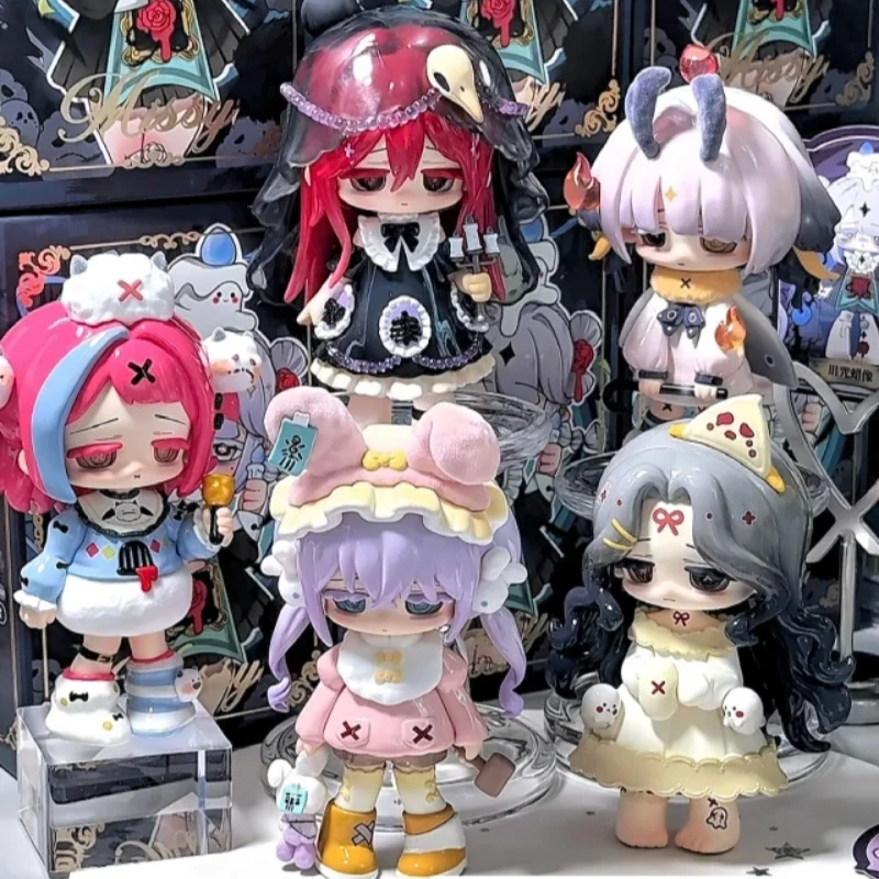 В наличии Missy Sweet Mourning Lolita V2 Crow Paradis Series Таинственная слепая коробка Симпатичные фигурки игрушки Куклы Игрушка в подарок