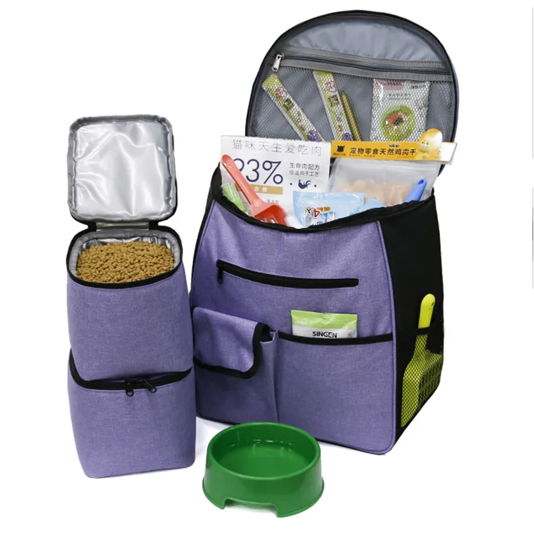 

Heavy Duty Durable Easy-clean Foldable Multi-function Luxury Pet Dog Travel Storage Bag Backpack