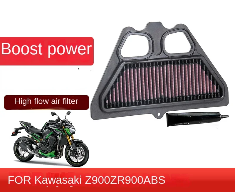 High flow air intake style motorcycle air filter KA-9017 FOR Kawasaki ZR900 Z900 ABS 948