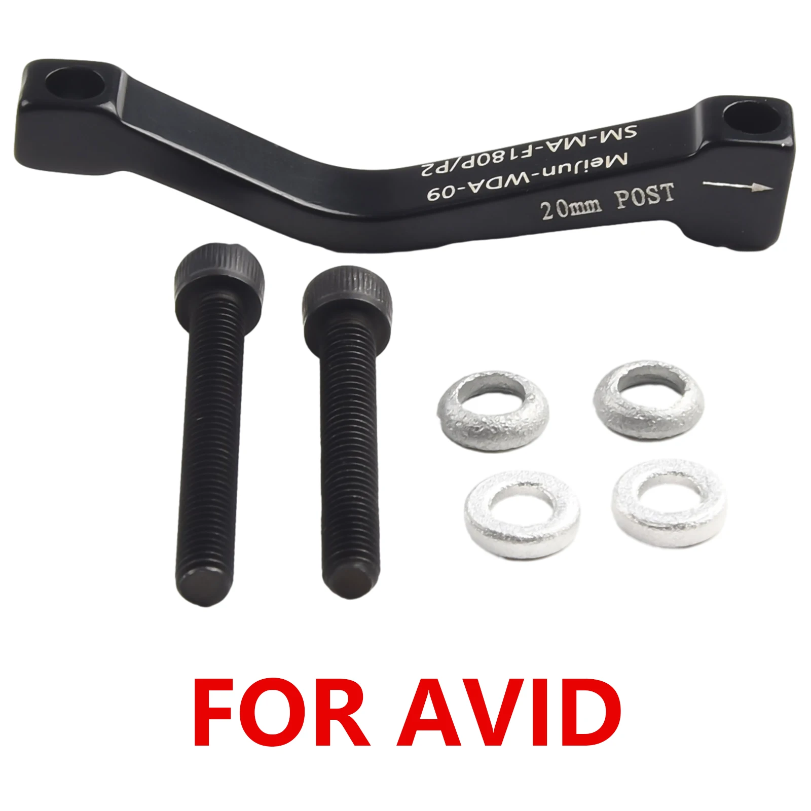 

High Quality Brand New Disc Brake Adaptor Front & Rear Post-Mount Practical Replacement Sporting 20mm Black Fork