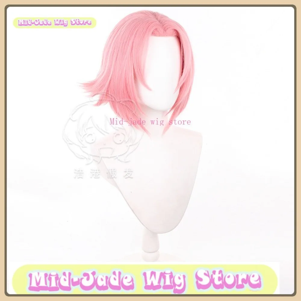 Mid-jade peruca loja sakura haruno cosplay peruca anime jogo rpg traje de halloween adereços cabelo sintético