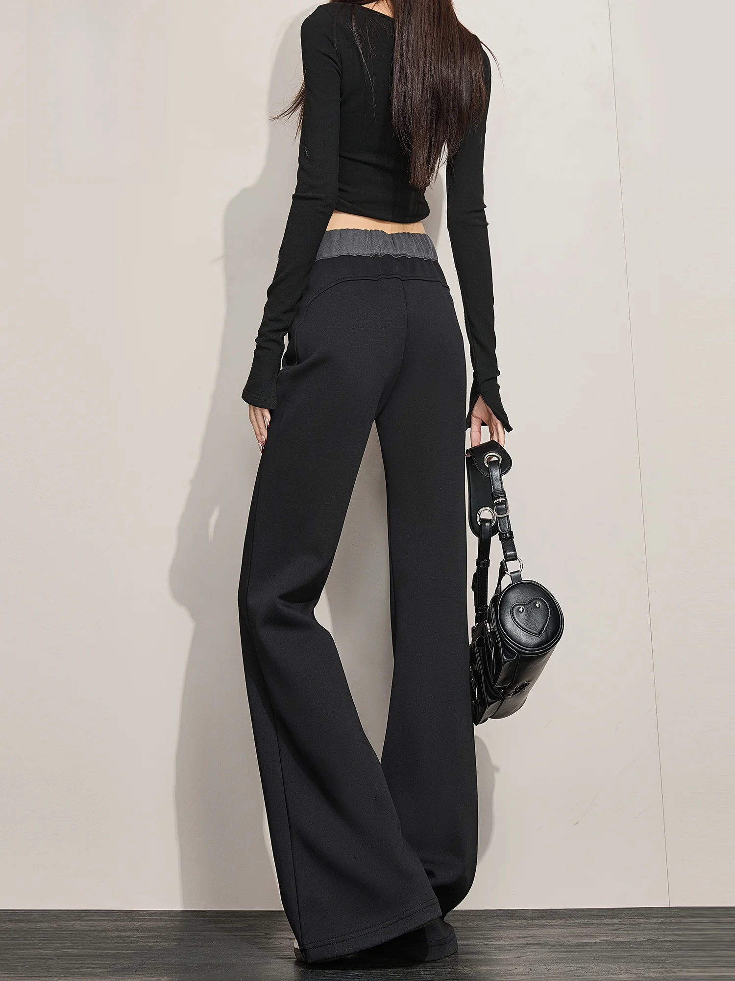 

Брюки для йоги ItCHOCOOLATE Spicy Girl с высокой талией и цветными вставками, женские облегающие повседневные брюки, новинка весеннего сезона