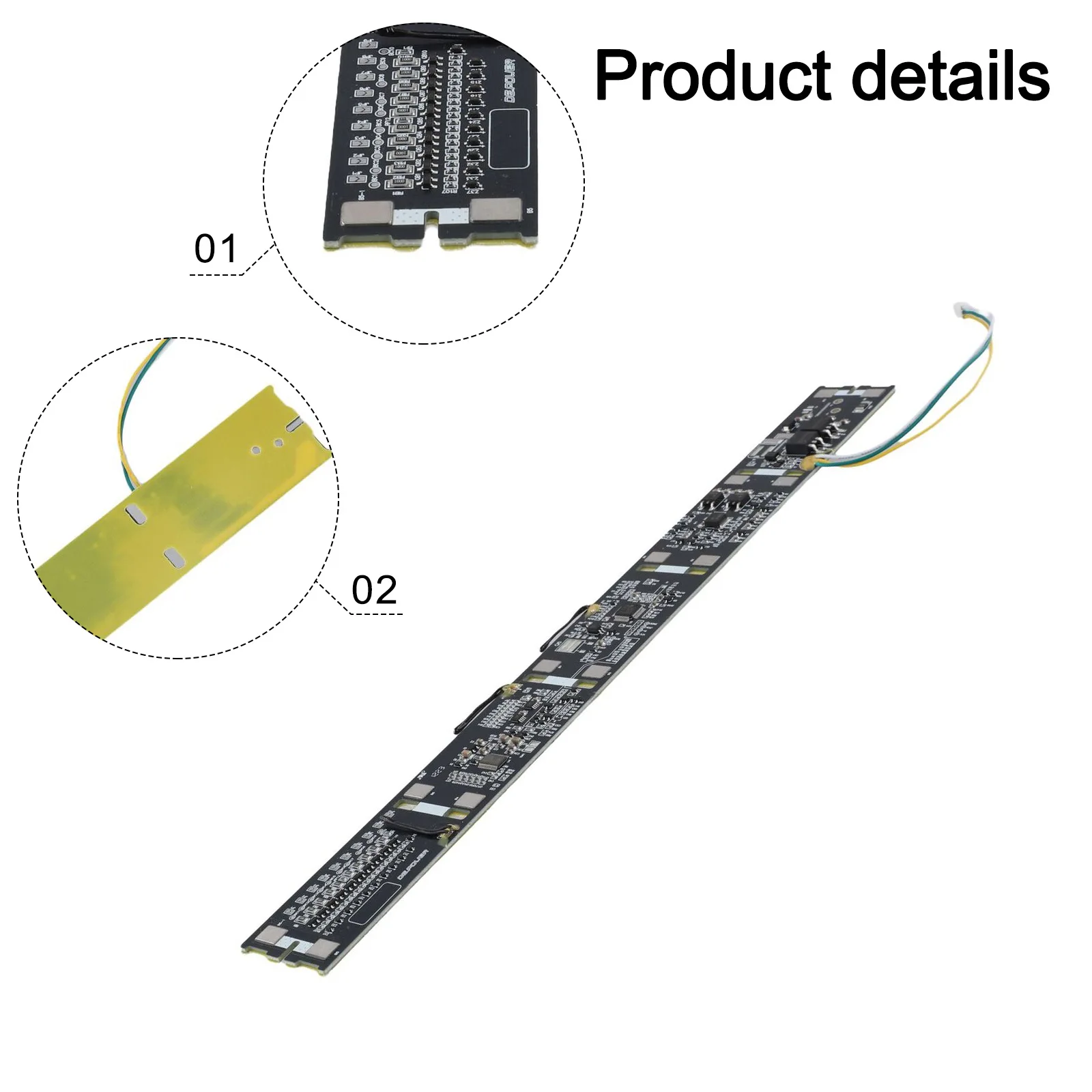 Electric Bicycle Motor Weight About 63g Battery Protection Board Easy Installation Lightweight Design Overcharge Protection