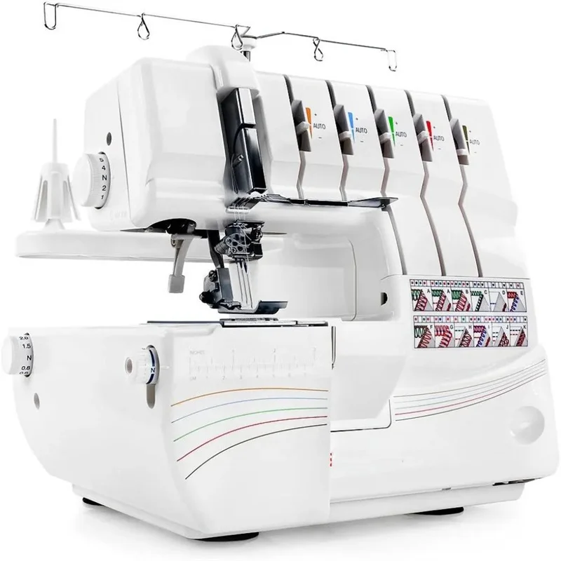 New Style Energy Saving Efficient Durable Electric Multifunctional Made Easy Self Adjusting Overlock Machine