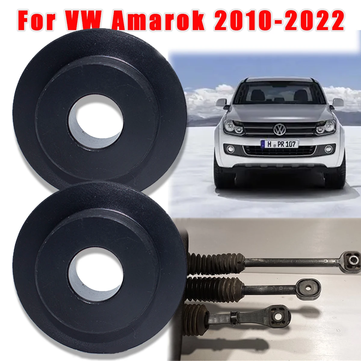 Kit de reparación de buje pivotante, terminal de cable de cambio, varillaje, selector manual de marchas, arandela y clip de retención para VW Amarok 2010 2011-2022
