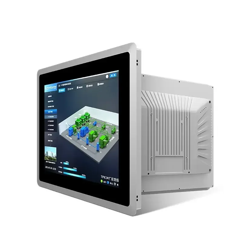 Win10 or Android Os Embedded Ip65 Waterproof Wall Mount Industrial Touchscreen Panel Pc