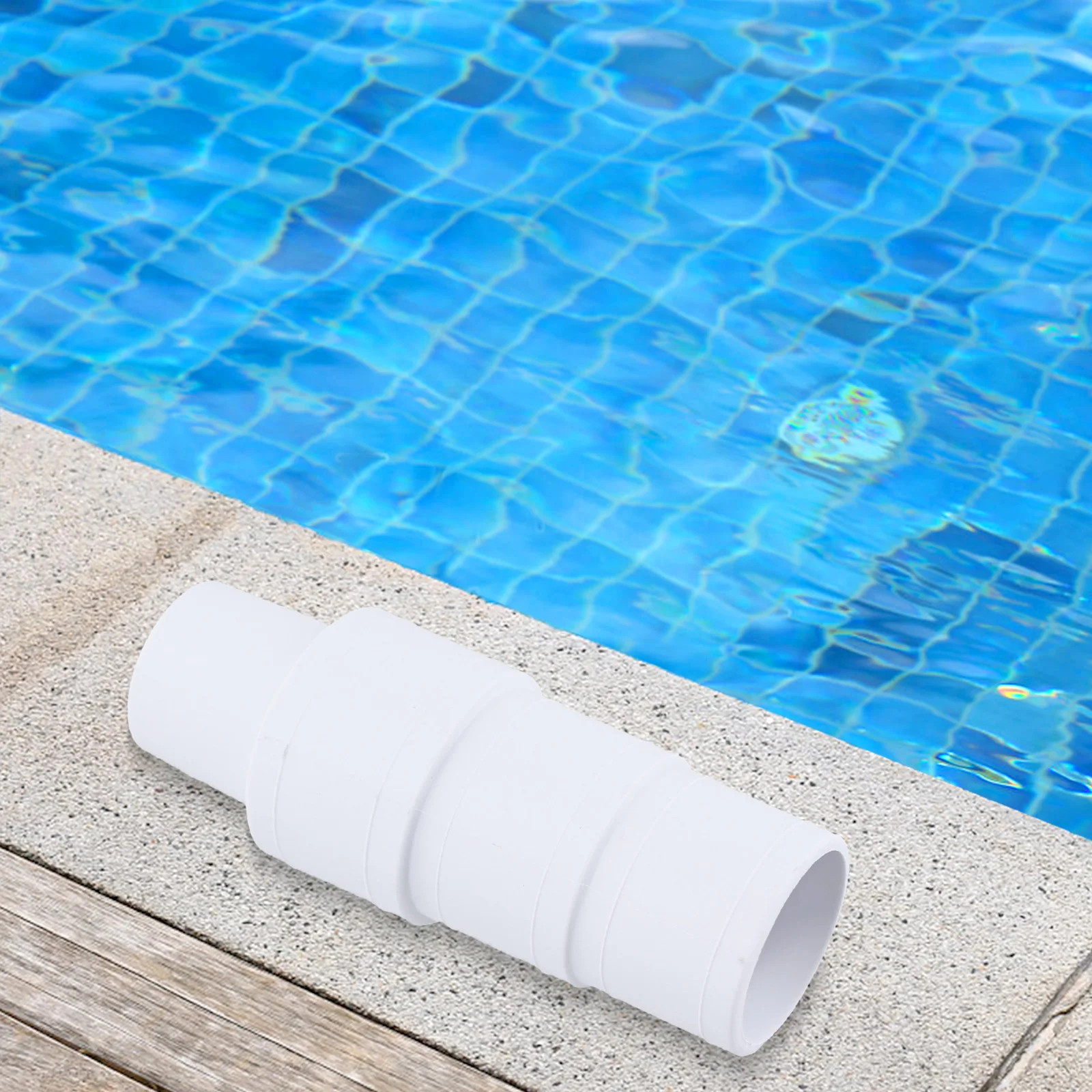 Atualize a manutenção da sua piscina com o adaptador de mangueira de vácuo 4558 para limpadores automáticos para mangueiras de 1 1/4 polegadas e 1 1/2 polegadas