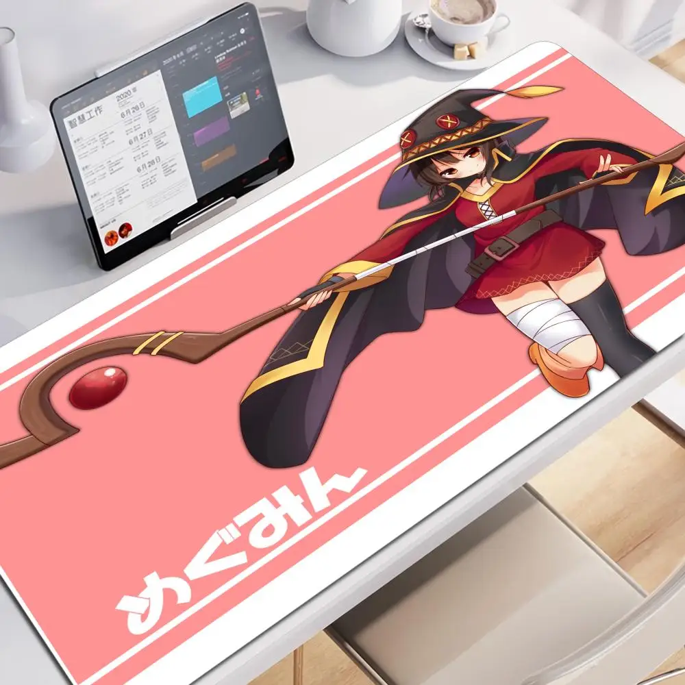 anime funny M-MEGUMIN KonoSuba Mouse Pad Mousepad Large Gaming LockEdge Thickened PC Table Desk Mat