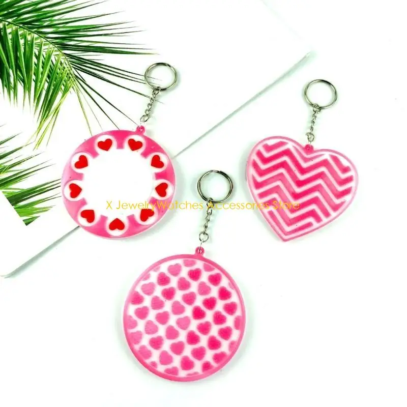 

31KD Valentines Day Series Pendant Moulds Keychain Molds Clay Mould Jewelry Making Tools Silicone Material Hand Making Gadget