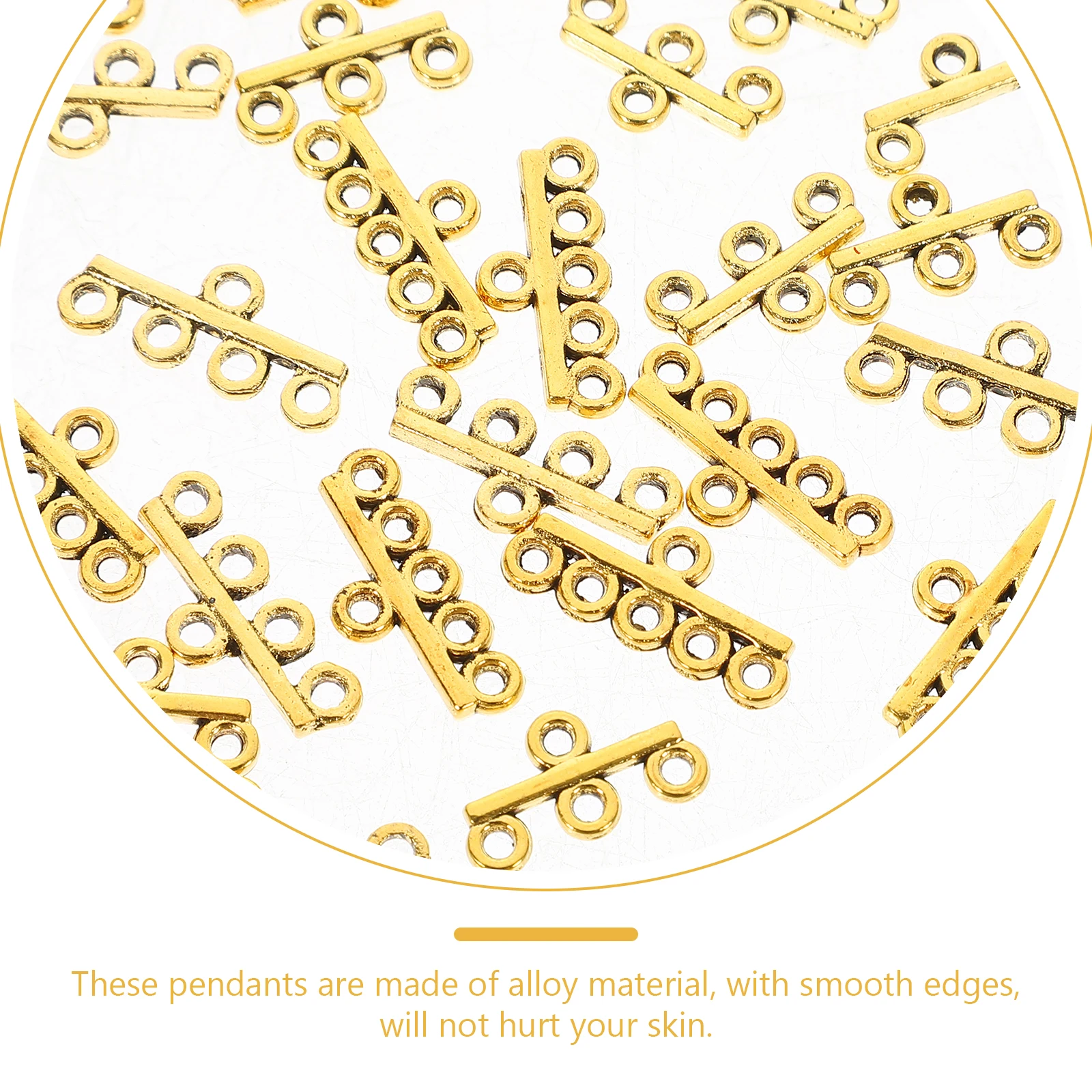 

40pcs Alloy Pendants for Bracelets Necklaces DIY Jewelry Making Vintage Hollow Design Charms Safe Material Long Service Life