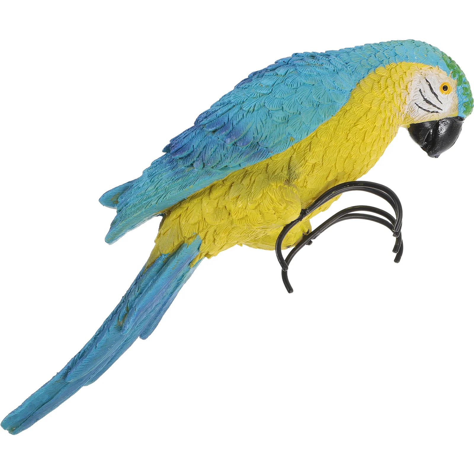 

Colorful Resin Artificial Parrot Garden Decor Lifelike Bird Statue for Outdoor Plant Pot Party Scene Decoration