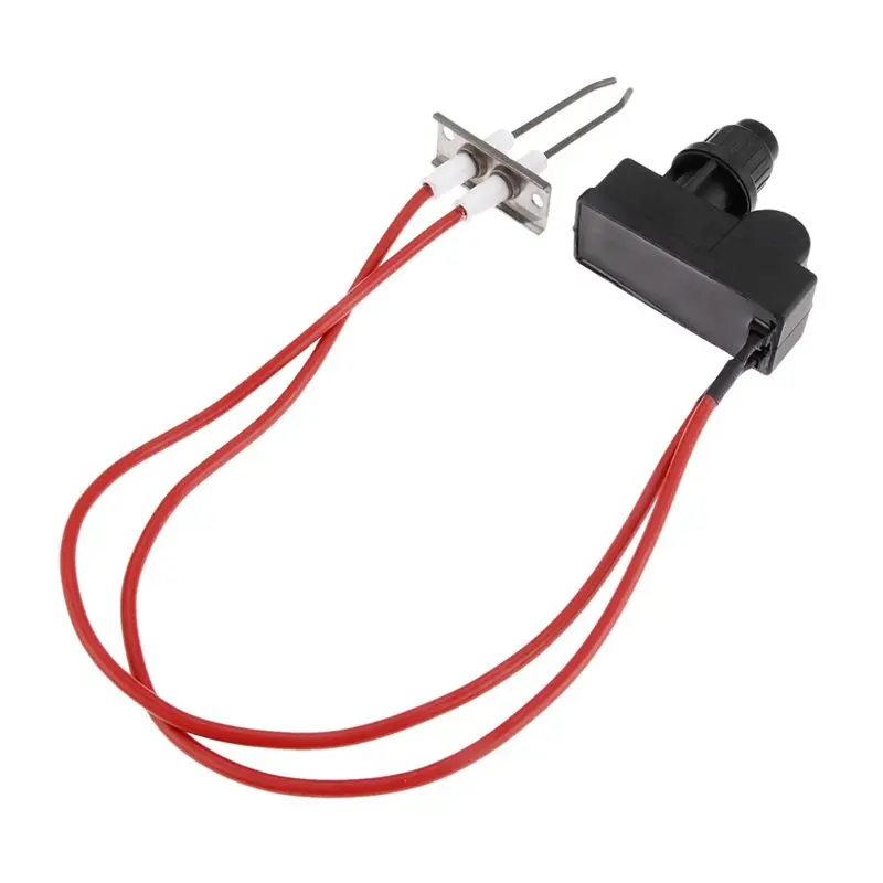 B90B-1Kit Igniter With High Spark Plug Wire Length 450Mm Each Double Ignition Spark For Grill/Heater/Water Heater Parts