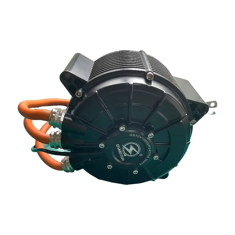 QS 10000W Mid Drive PMSM Motor Built-in Gearbox High Torque Electric Motorcycle E-bike Conversion Kit Motor