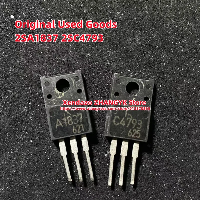 10pairs/lot Original 2SA1837 2SC4793 A1837 C4793 Audio amplifier pairing tube