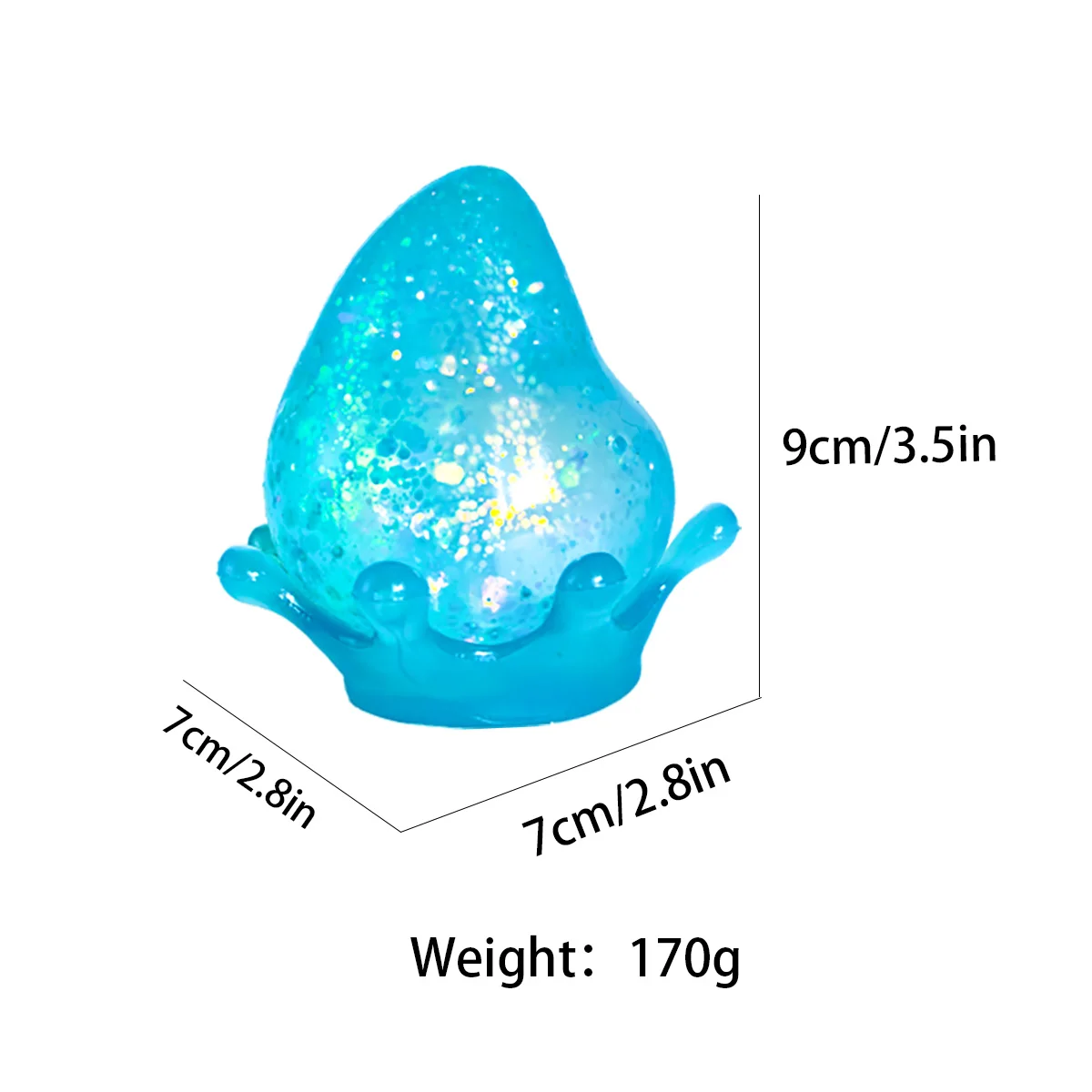 Novel Squeeze Toy Water Drop Squeeze Relaxation Toy, Office Desktop Ornament Relaxation Toy, Maltose Material, Classroom Prize, Party Gift Pack, Halloween/Easter/Christmas Gift, Socks Filling