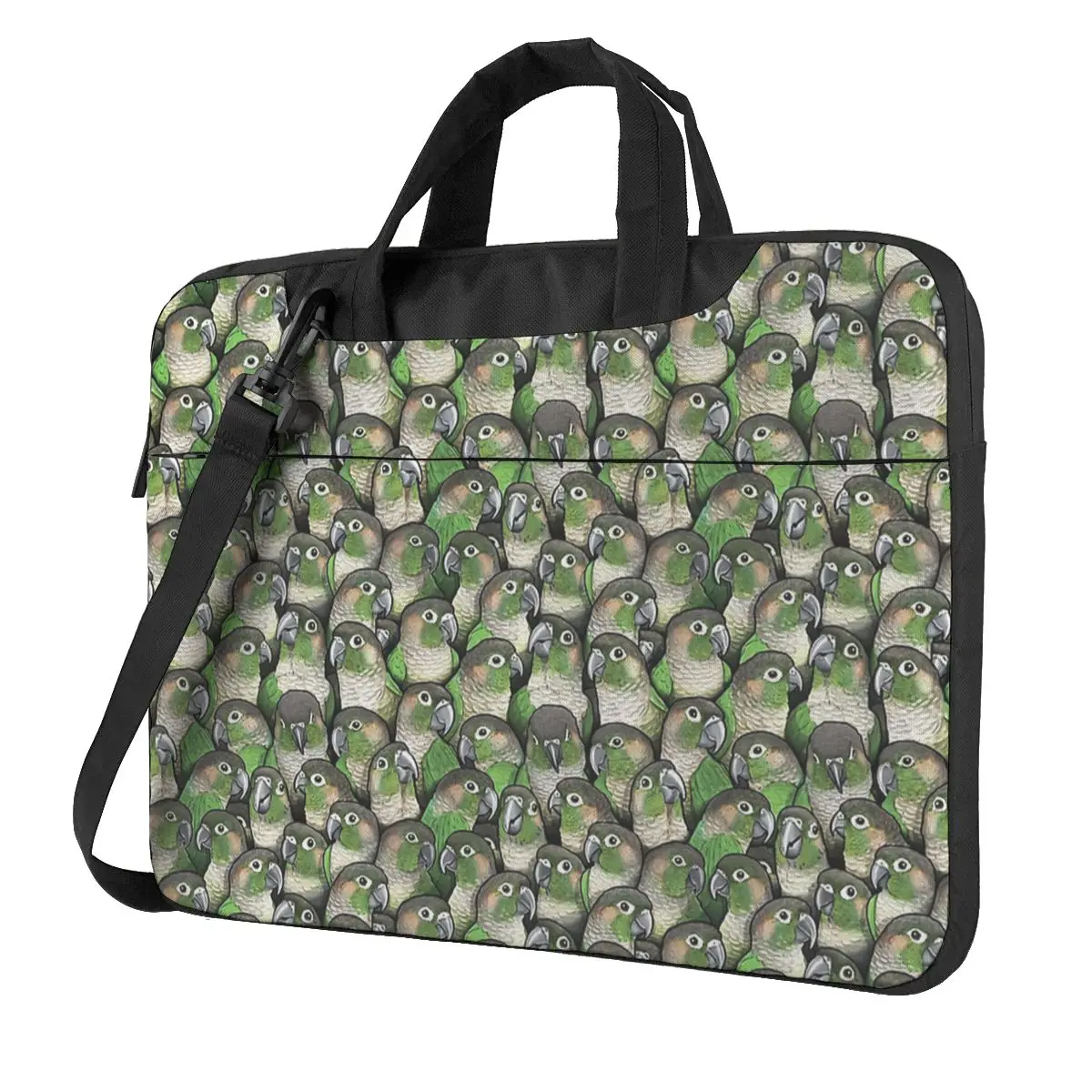 

Green-cheeked Conures Laptop Bag Case Protective Vintage Computer Bag Bicycle Crossbody Laptop Pouch