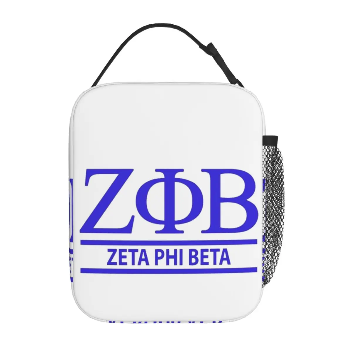 Zeta Phi Beta Greek Letter 1920 ZOB Insulated Lunch Bag for Women Kids Portable Food Boxes Thermal Lunch Box Tote