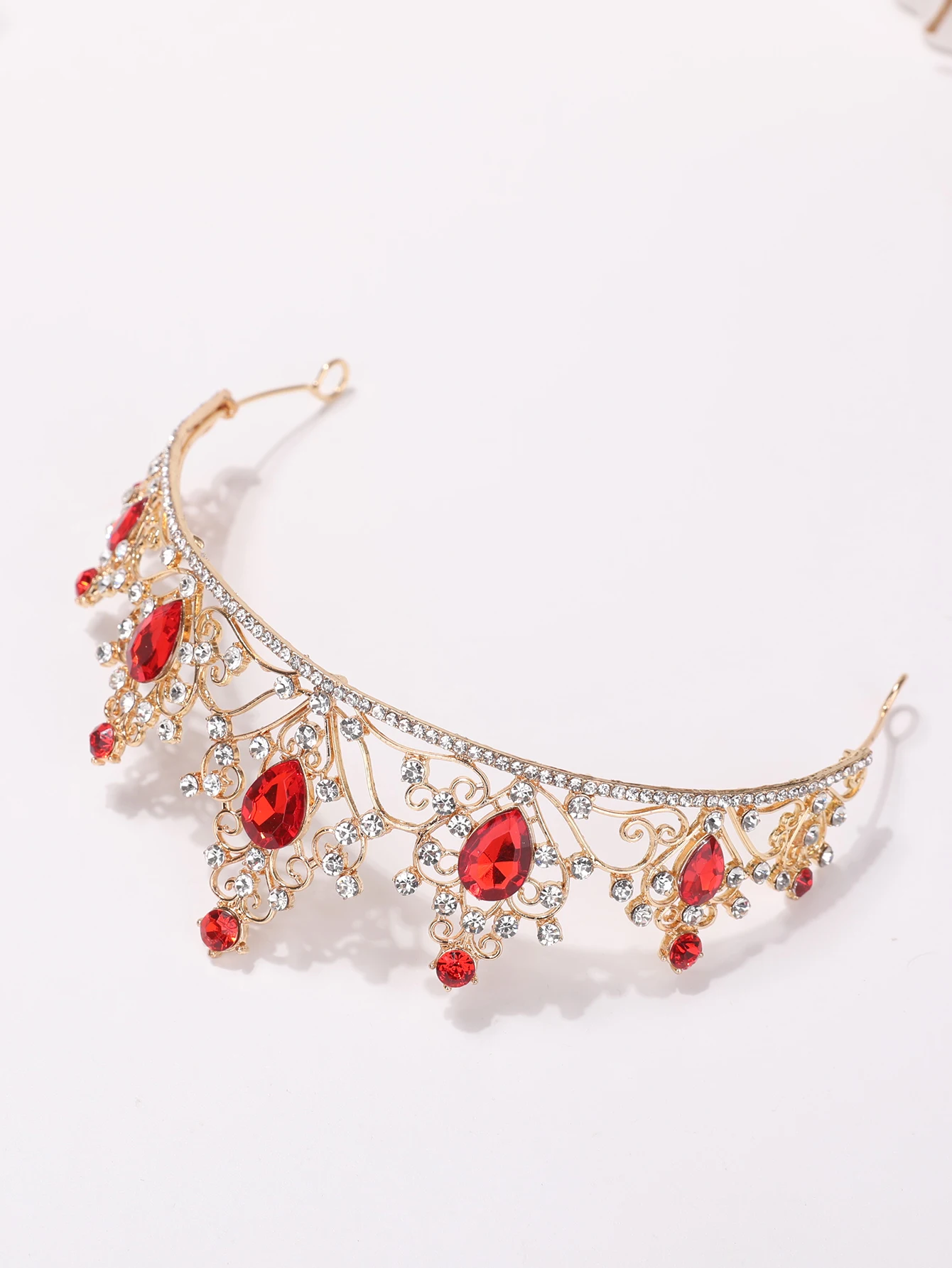 New Crown Headpiece Dress Accessories Adult Ceremony Headband Rhinestone Birthday Hair Crown view 6