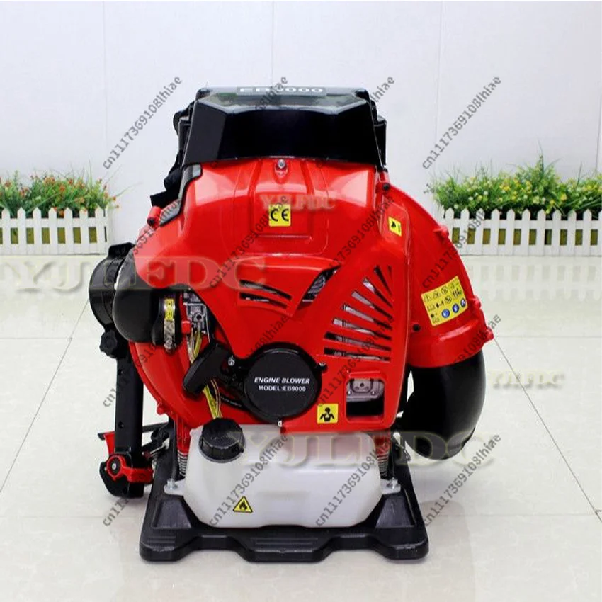 79.2cc Leaf Blowers Vacuums Backpack Gas Blower EB9000 High Power Snow Road Sweeper Wind