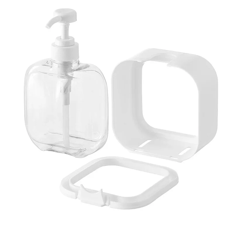 300/500ml Bathroom Soap Dispensers Refillable Lotion Shampoo Shower Gel Holder Portable Travel Dispenser Empty Bath Pump Bottle