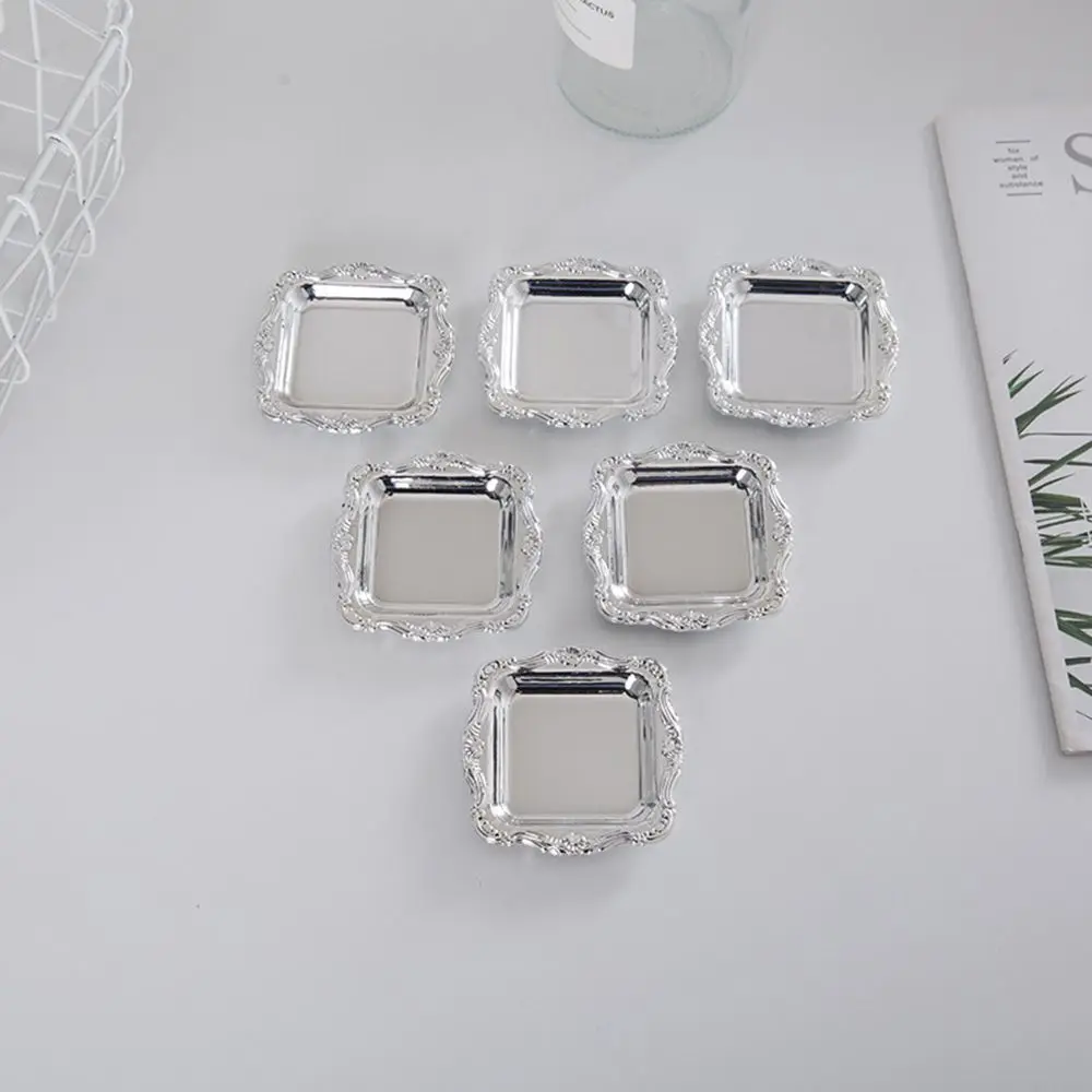

Plastic 10Pieces Sushi Cake Party Kitchen Snack Storage Fruit Plate Home Supplies Storage Tray