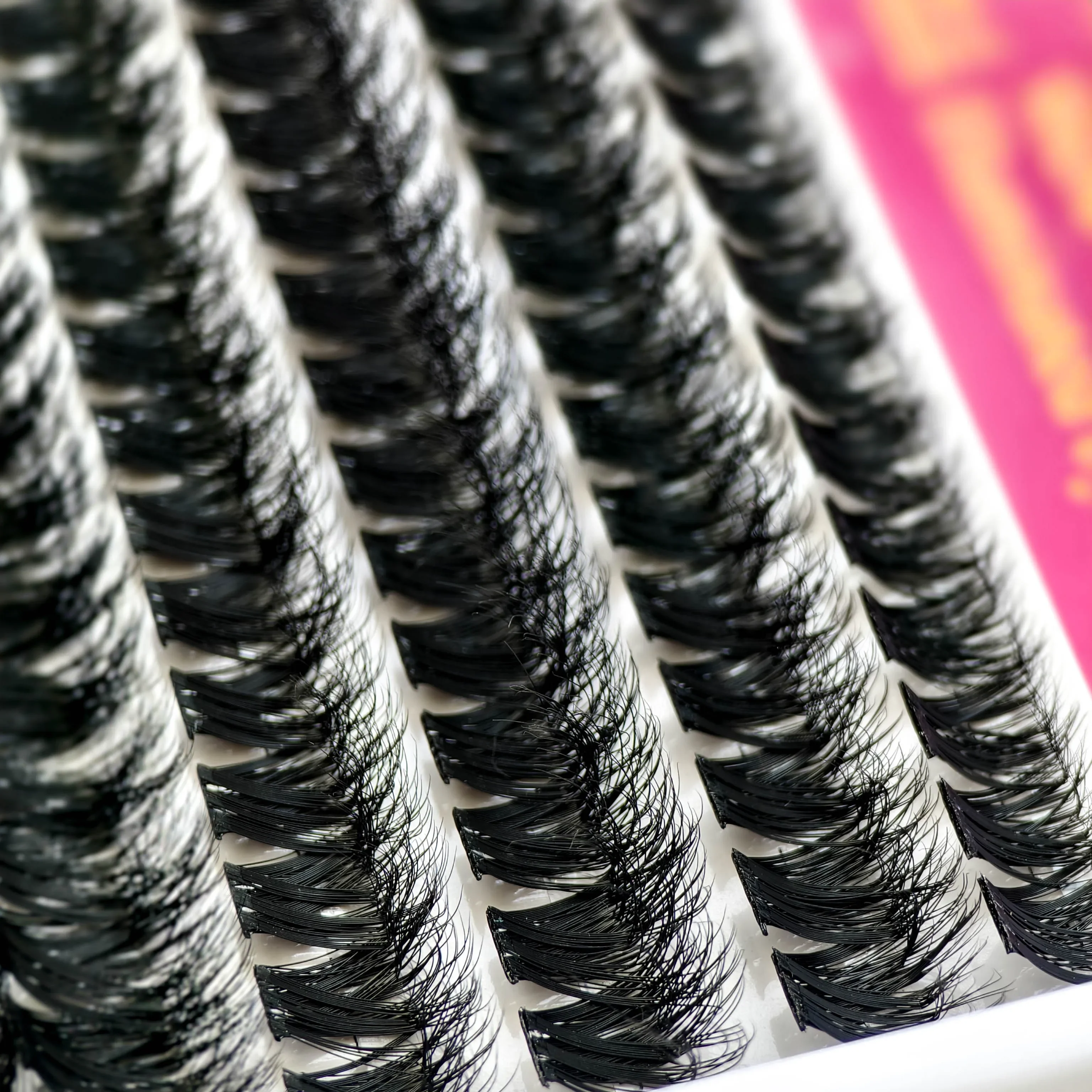 280pcs Cluster Lashes Mixed Tray Individual Lashes 3D Mink Lash Cluster False Eyelashes Extension 60D 80D Cluster Lashes 9-18mm