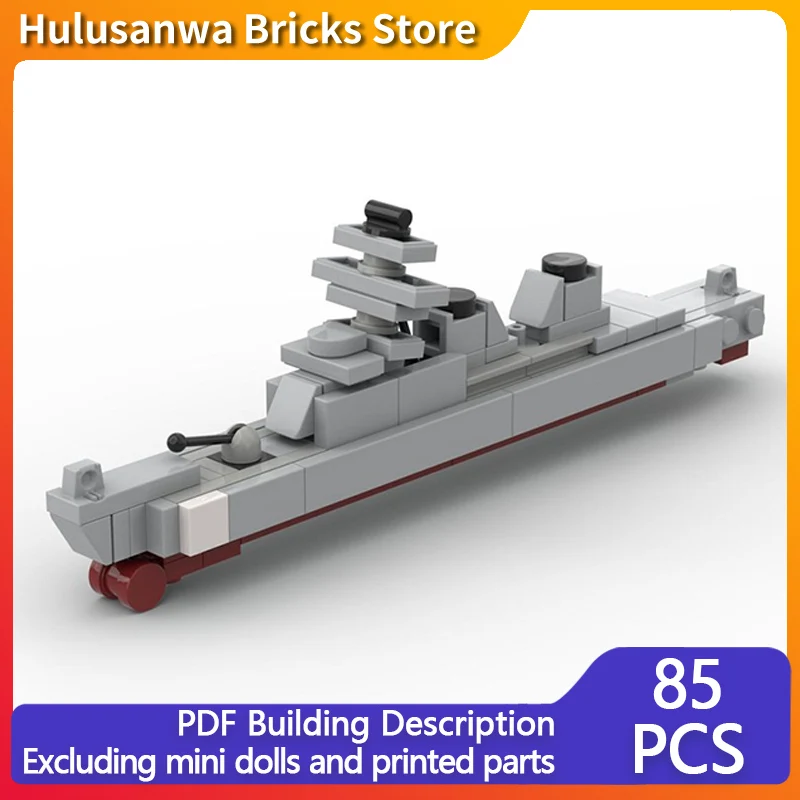 Arleigh Burke فئة المدمرة نموذج MOC قوالب بناء معدات الحرب وحدات التكنولوجيا هدية عطلة تجميع ألعاب أطفال البدلة