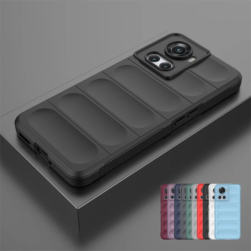 ل Oneplus 10R غطاء حافظة Oneplus 10R كابا جديد مقاوم للصدمات الهاتف الوفير الخلفي درع لينة عدسة بولي يوريثان واقية Fundas Oneplus 10R #1