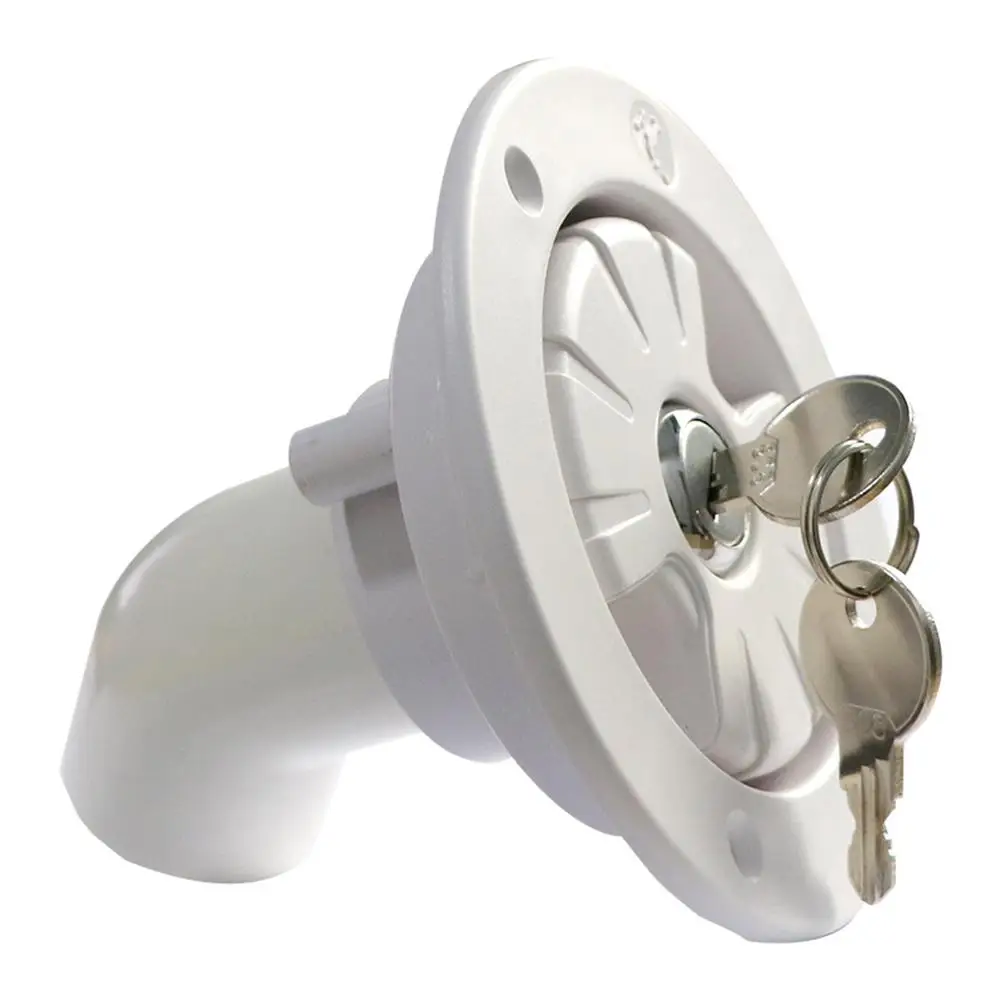 

1PCS RV Accessories Gravity Fresh Water Fill Hatch Inlet Filter Lockable For RV Boat Camper Trailer White Caravan Accessories