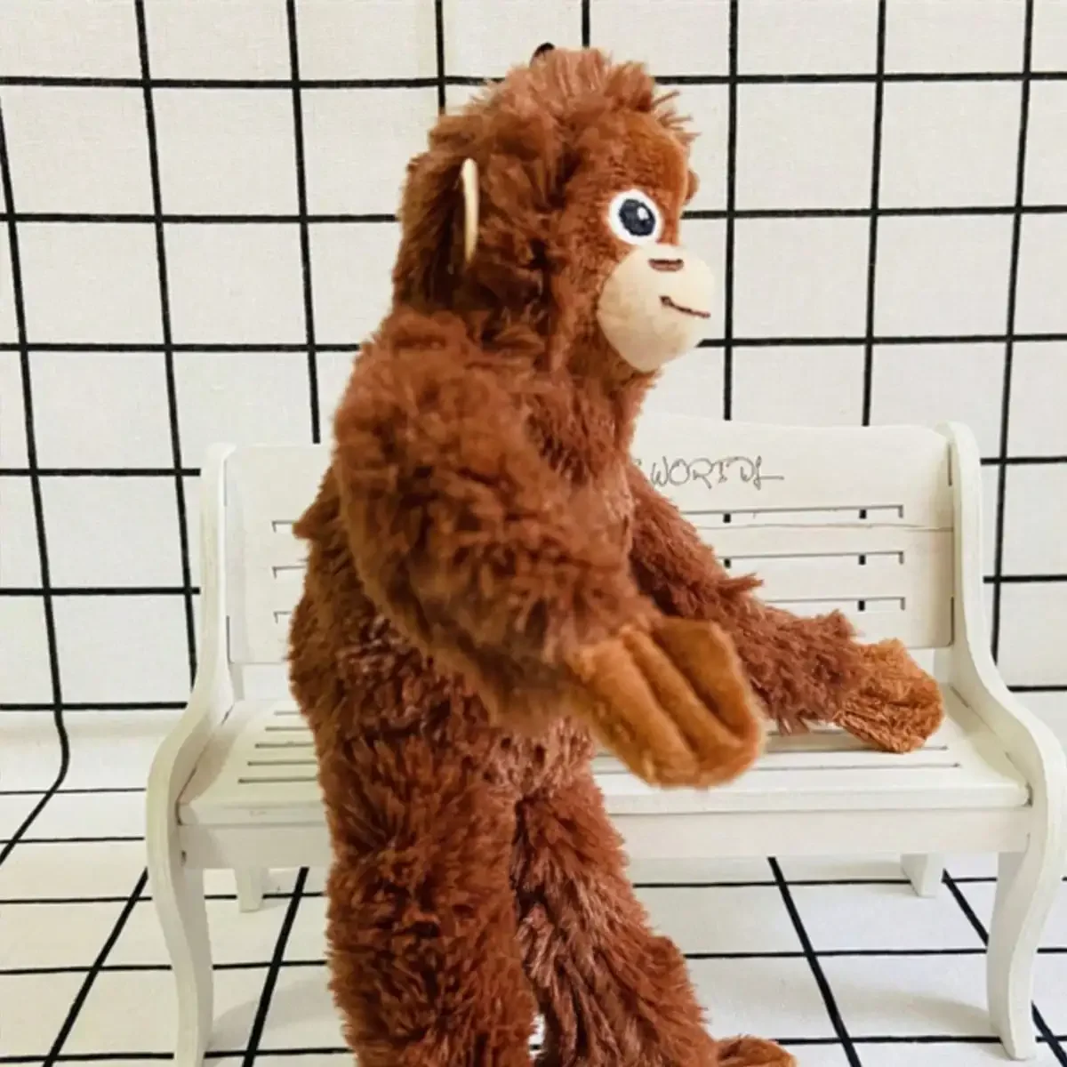 1PC Cute Little Monkey Pendant Plush Toy Gorilla Cloth Doll Doll Bag Pendant Keychain