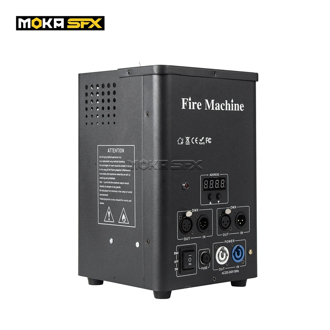 MOKA SFX 2Pcs/Lot LPG Flame Machine DMX Stage Effects Fire Projector for Stage Special Effect