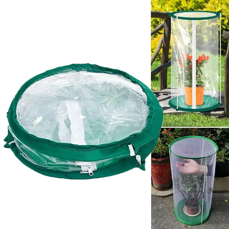 Portable Butterfly Insect Cage Visible Breeding Habitat House for Garden Supplies - Insects Observation Butterfly Habitat