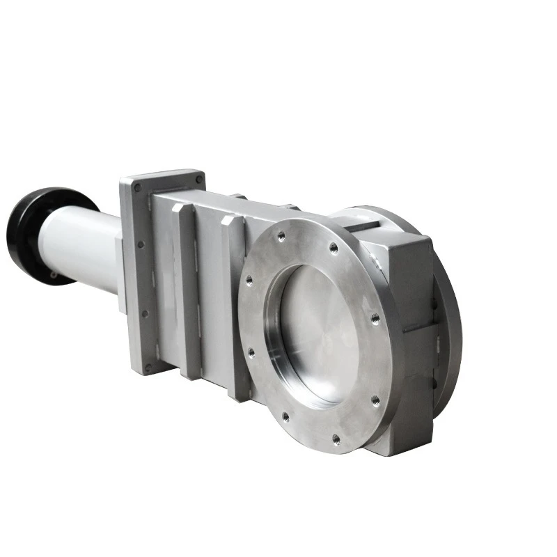 Ultra-high vacuum manual flapper valve (bellows seal) beautiful appearance, smooth movement, vacuum valve