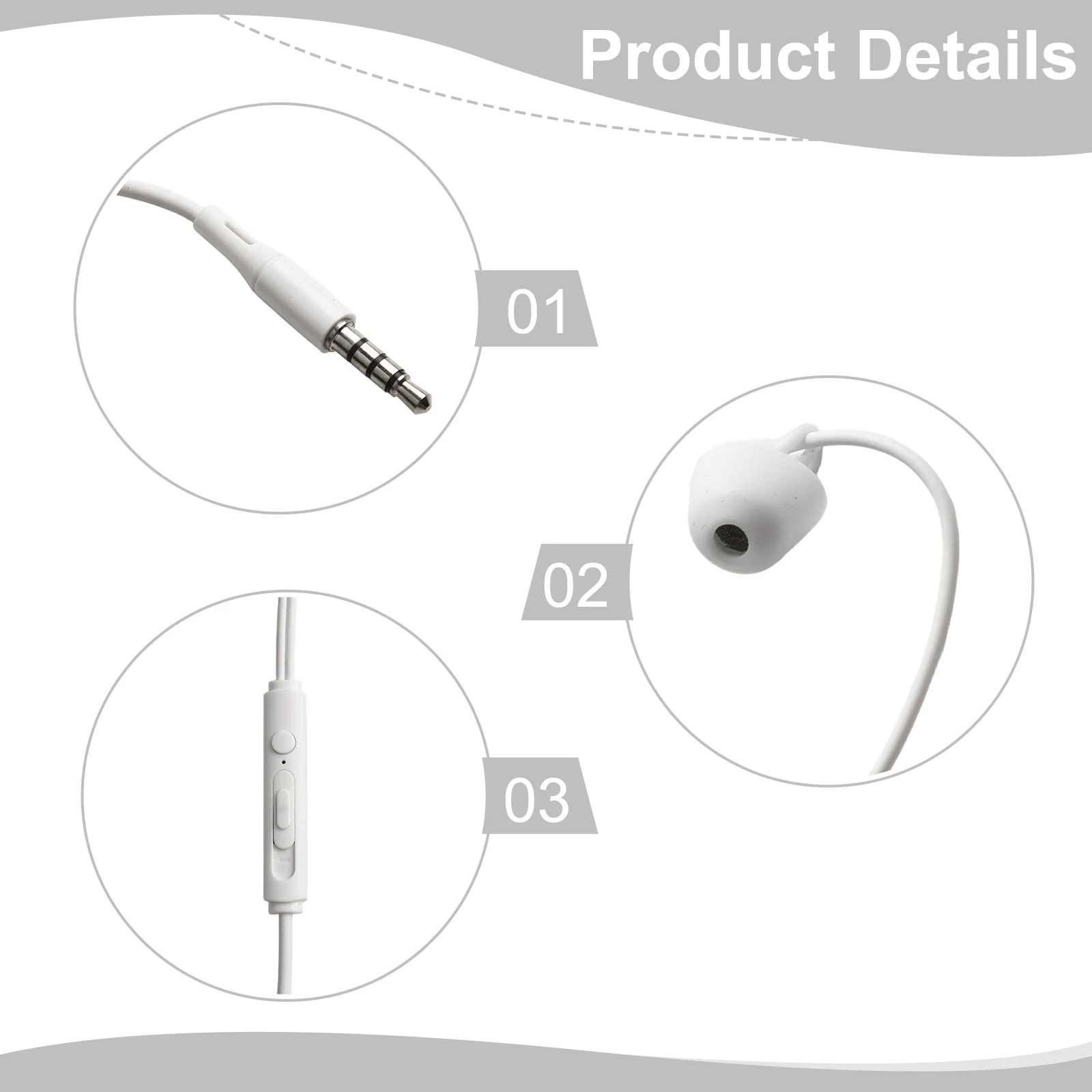 Wired Headphones Premium Noise Cancelling In-Ear Headphones For Hotels And Living Rooms For Smartphones Tablets Laptops