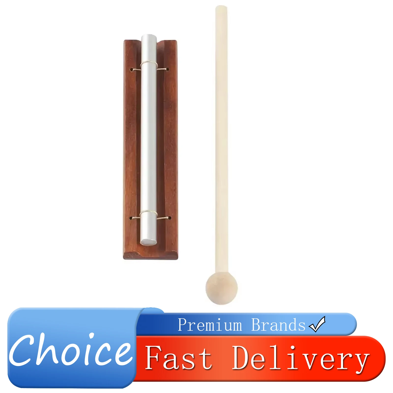 IRIN 1 Tone Wind Chimes Tabletop Meditation Chime Wooden Wind Bell Percussion Instrument Kids Educational With Mallet