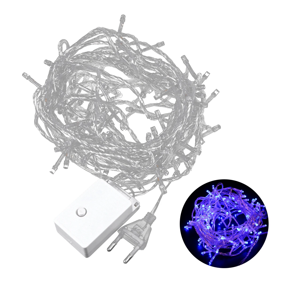 

10M LED Lights Copper Christmas Lights Wire Outdoor Patio Decor 8 Modes Low Power Christmas Holiday