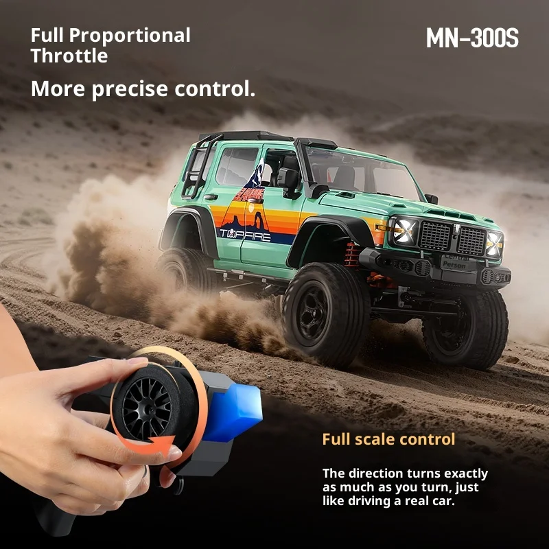 New Product Pre-Sale Mangniu 1/12 Tank 300 Four-Wheel Drive Full Proportional Throttle Climbing Car Off-Road Vehicle Rc Remote C